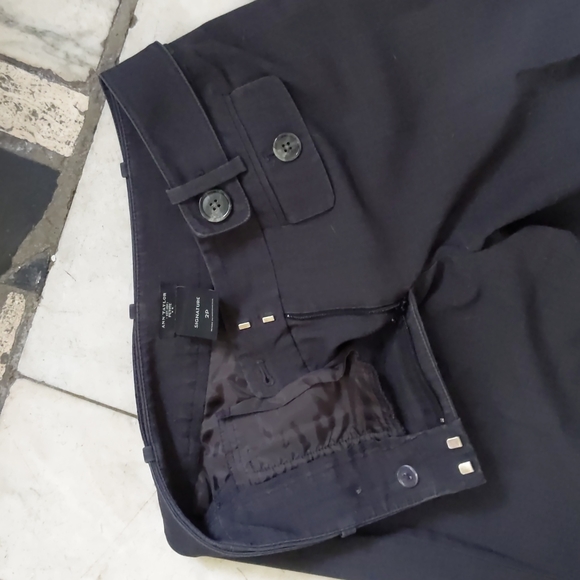 Ann Taylor Gray cuffed work pant - Picture 3 of 5